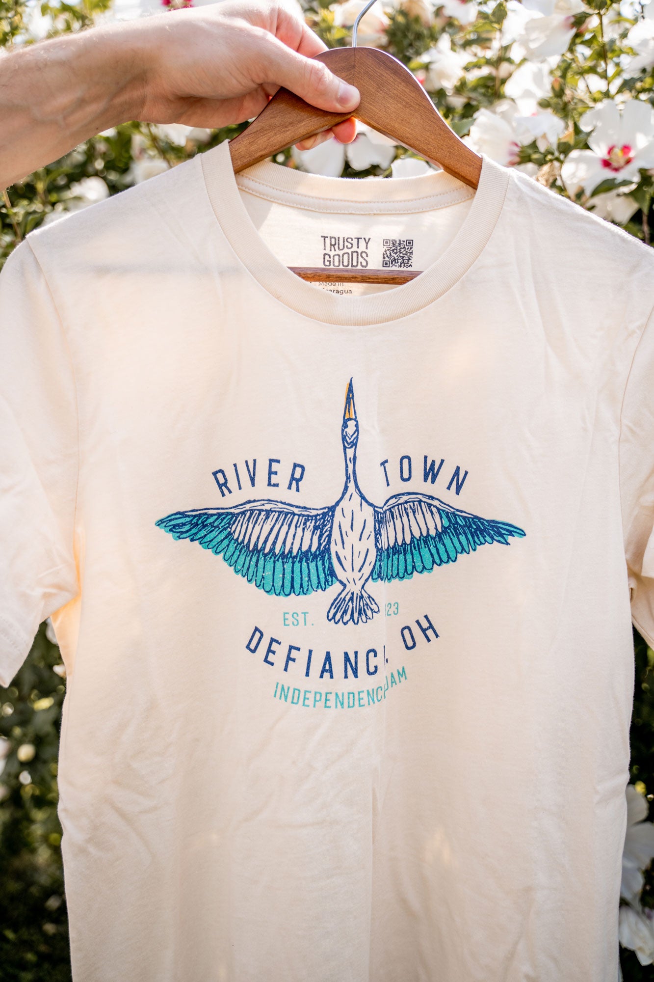 River Town Tee - Blue Heron